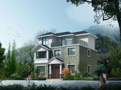 農(nóng)村自建別墅設(shè)計(jì)施工完成