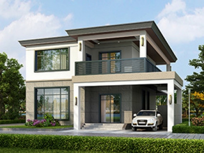 二層鄉(xiāng)村別墅